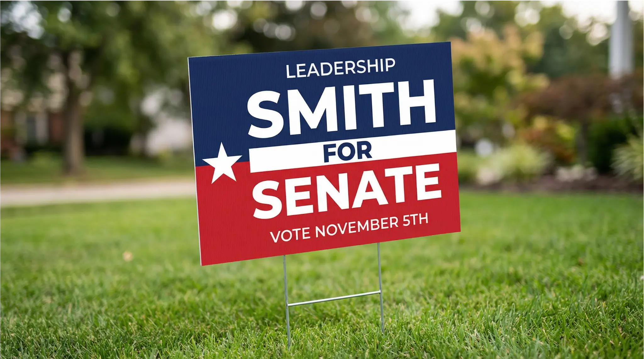 Economy Political Signs - 24"x18"