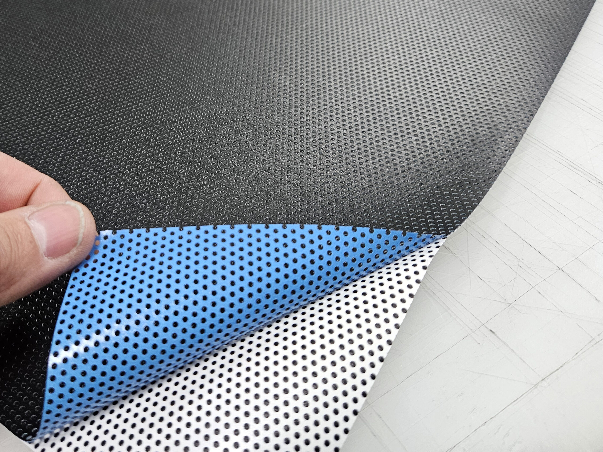 Front Adhesive Window Perf